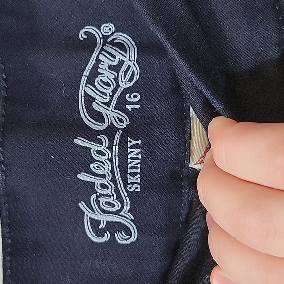 Gently Used Dark Navy Blue Jeans with Pockets - Picture 6 of 10